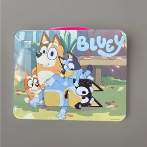 Bluey Tin Lunch Box, empty